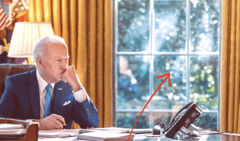 Biden Caught AGAIN Posting From Fake Oval Office Set!  Is He Not In The White House?
