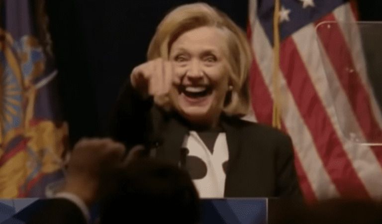 Protesters Chant “Lock Her Up” As Hillary Clinton Arrives At DNC Convention