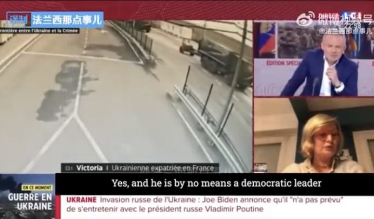 WATCH: Ukrainian Woman Conducts Live Interview on French TV: “Zelensky Is A Puppet Leader”