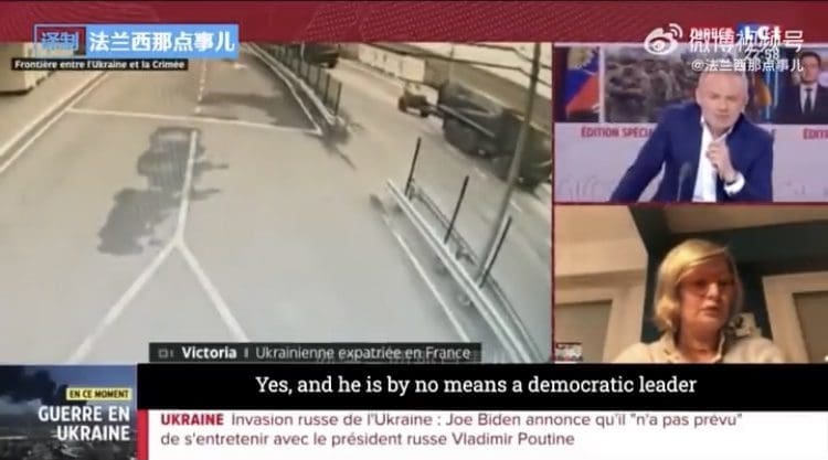 WATCH: Ukrainian Woman Conducts Live Interview on French TV: “Zelensky Is A Puppet Leader”