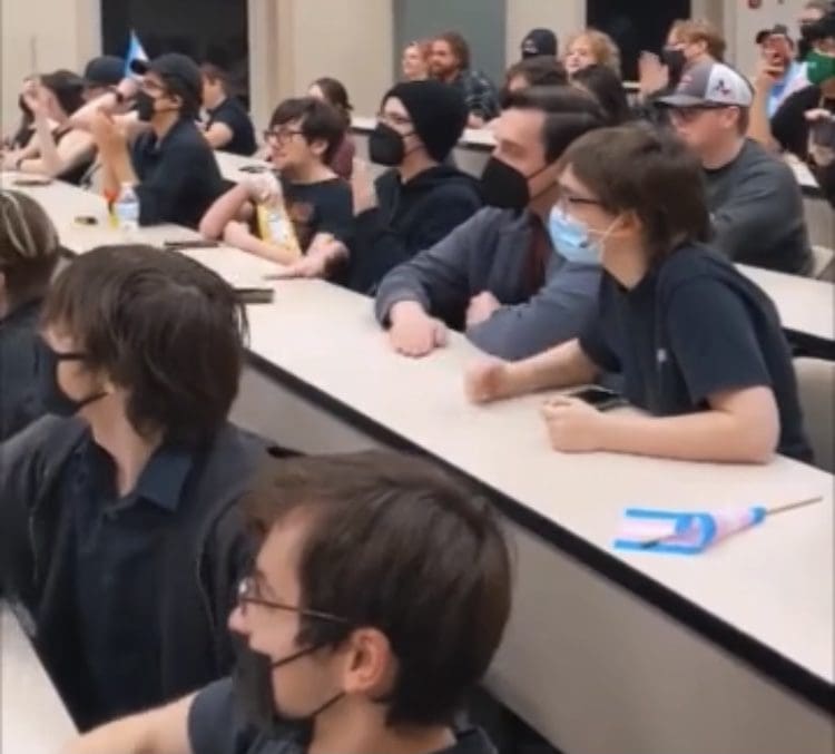 WATCH: Radical Leftists Shut Down University of North Texas Lecture for Father Who Lost Custody of Trans Child