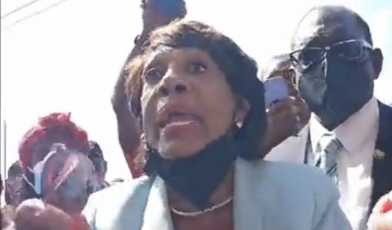 (WATCH) Rep. Maxine Waters Mocks Crowd of Homeless People Trying to Get Housing; Threatens Journalist Reporting Story