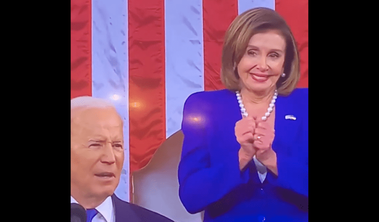 What’s Wrong, Nancy? Speaker Rubs Knuckles, Almost Falls Over at State of the Union
