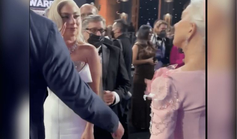 Lady Gaga and Helen Mirren CAUGHT Doing Occult Ritual At SAG Awards…