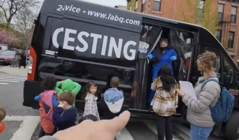 DISGUSTING! Video Shows Young Children Getting COVID-19 Tests in the Street, Refuse to Answer if Parental Consent Given (VIDEO)