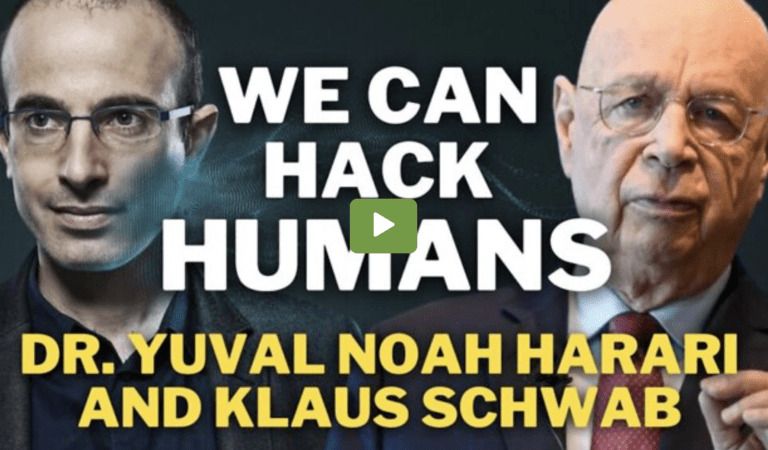 Hacking Humans, Defying God: Klaus Schwab and Yuval Harari