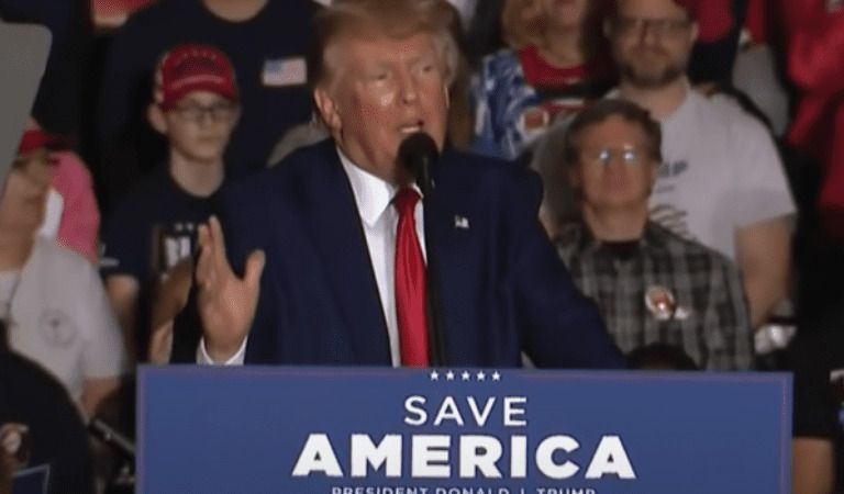 Trump At Rally: We Will NOT Allow The Lunatic Left To Mutilate Our Children