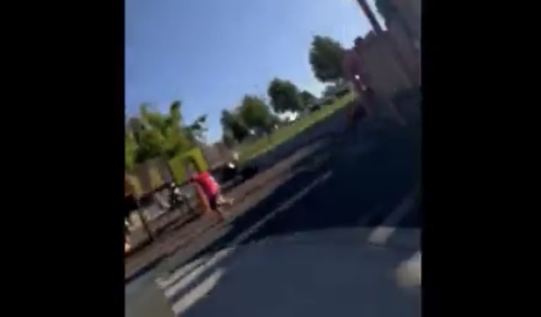 (WATCH) SHOCKING Footage of Gun Shootout at Park Where Dozens of Children Were Playing