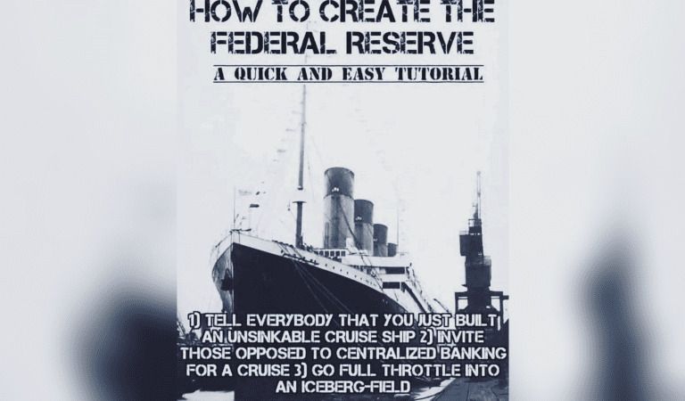 The History They Never Taught You: Why The Federal Reserve Bank Must Be Stopped