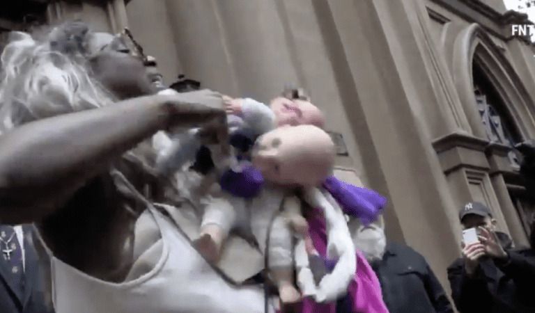 Pro-Abortion Protestor at Church Shouts ‘I’m Killing the Babies’ As Crowd Heard Cheering