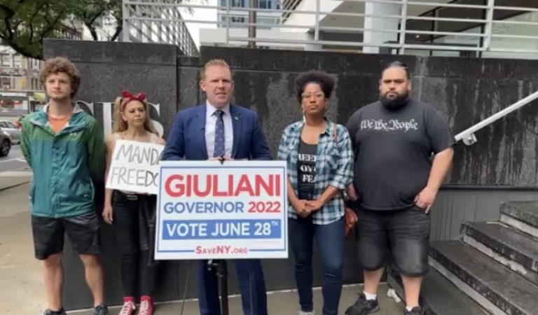 GOP New York Gubernatorial Candidate Andrew Giuliani Banned From Primary Debate Stage for Refusing to Show Proof of COVID-19 Jab