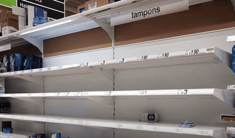 There’s Now A Tampon Shortage…