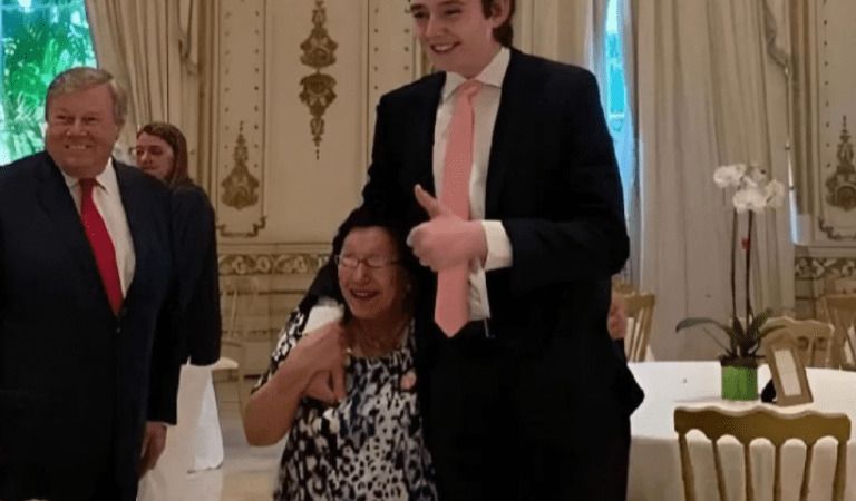 Barron Trump Is Now Pushing 7ft TALL