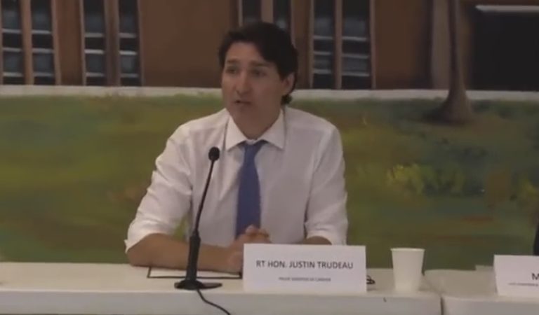 (WATCH) Justin Trudeau Says the Quiet Part Out Loud on Firearms