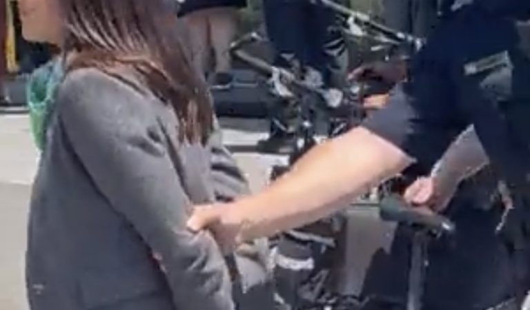 CRINGE: AOC Escorted From Supreme Court at Pro-Abortion Protest, Pretends to be Handcuffed (WATCH)