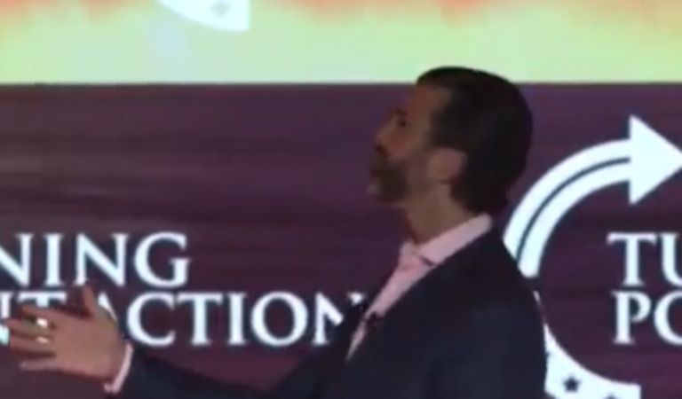 Watch Donald Trump Jr. Impersonate Biden