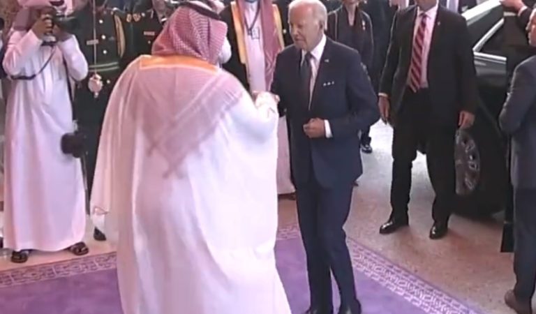 Biden Criticized After Giving Saudi Crown Prince a Fist Bump