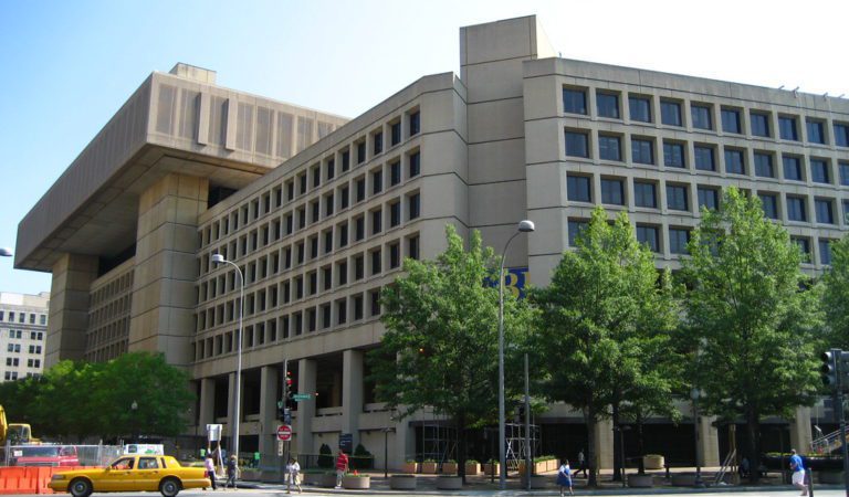 JUST IN: FBI Erects Barricade Around DC Headquarters