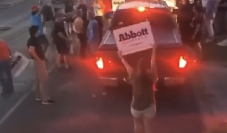 (WATCH) Small Town Texans Chase Away Democrat Beto O’Rourke While Kid Rock Plays in the Background