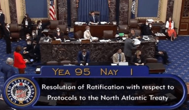 Senate Votes 95-1 To Add Finland And Sweden To NATO