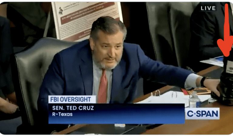 Ted Cruz Takes His Shoes Off Live In Congress