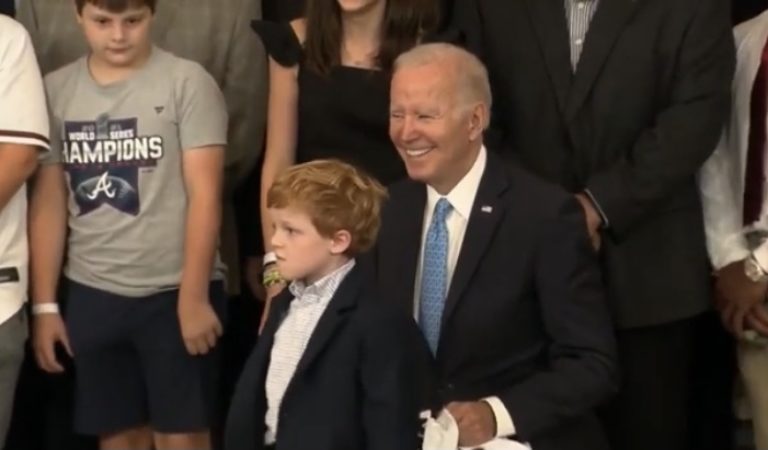 Biden: “Everybody Under 15, Come Here”