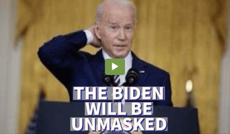 JULIE GREEN: “The Biden” Will Soon Be Unmasked…