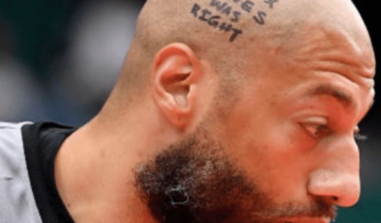 Basketball Player Writes “Alex Jones Was Right” On Head