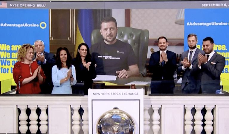 Zelensky Rings The Opening Bell At The NYSE?