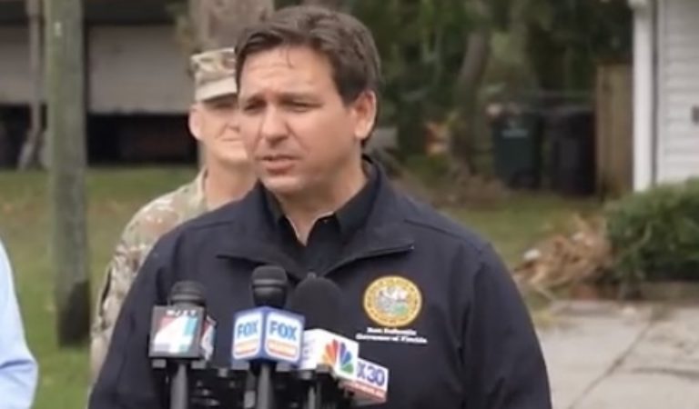 Governor DeSantis Issues Warning to Looters After Hurricane Ian