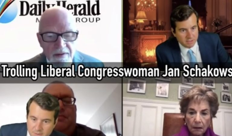 (WATCH) Alex Stein Brilliantly Trolls Democrat Congresswoman Jan Schakowsky, ‘My Favorite Big Booty Grandma’