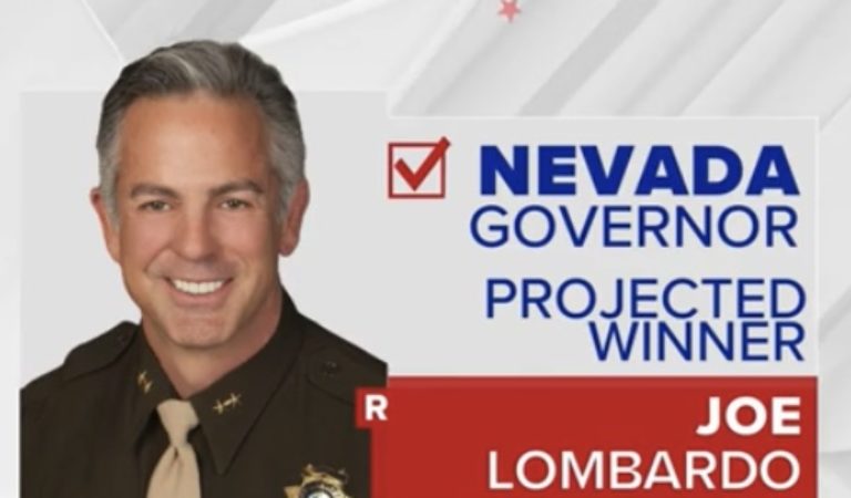 JUST IN: Sheriff Joe Lombardo Projected to Flip Nevada Governor From Blue to Red