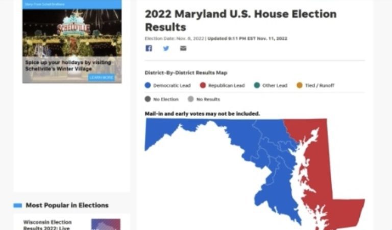 Did Democrats Steal a Maryland US House Seat? 10,000 Unexplained Votes Dropped Friday Morning