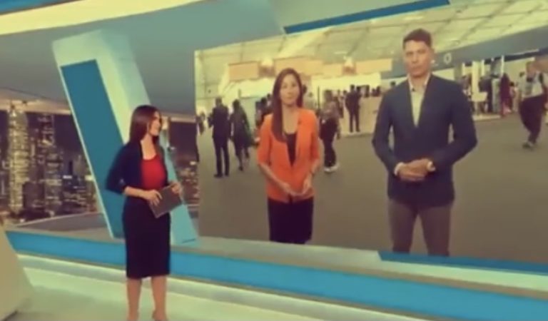Reporter Collapses During Live Broadcast at United Nations Climate Change Conference