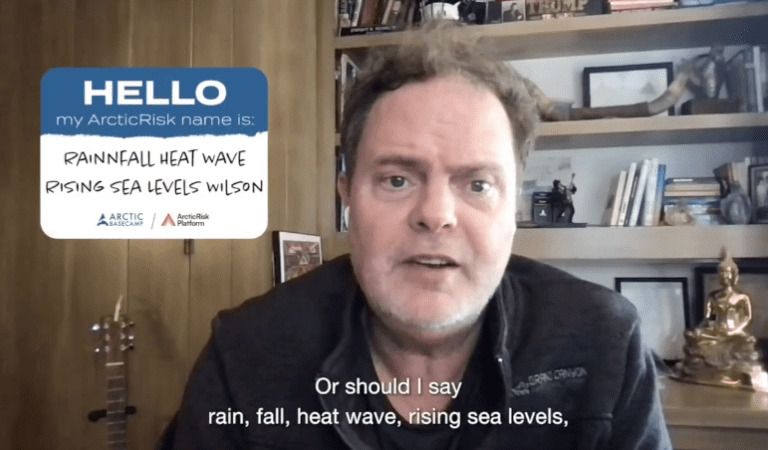 “The Office” Actor Rainn Wilson Changes Name to “Rainnfall Heat Wave Extreme Winter Wilson” to Fight Climate Change