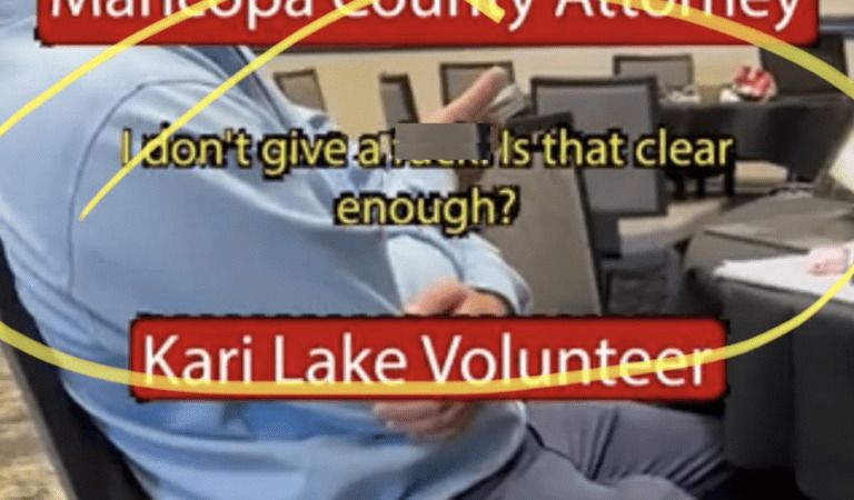 Maricopa County Attorney Caught On Camera Over “Canceled” Ballots: “I Don’t Give a F***”
