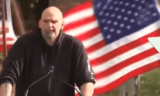 STRANGE: American Flags ALL Fall While Fetterman Mentions Obama