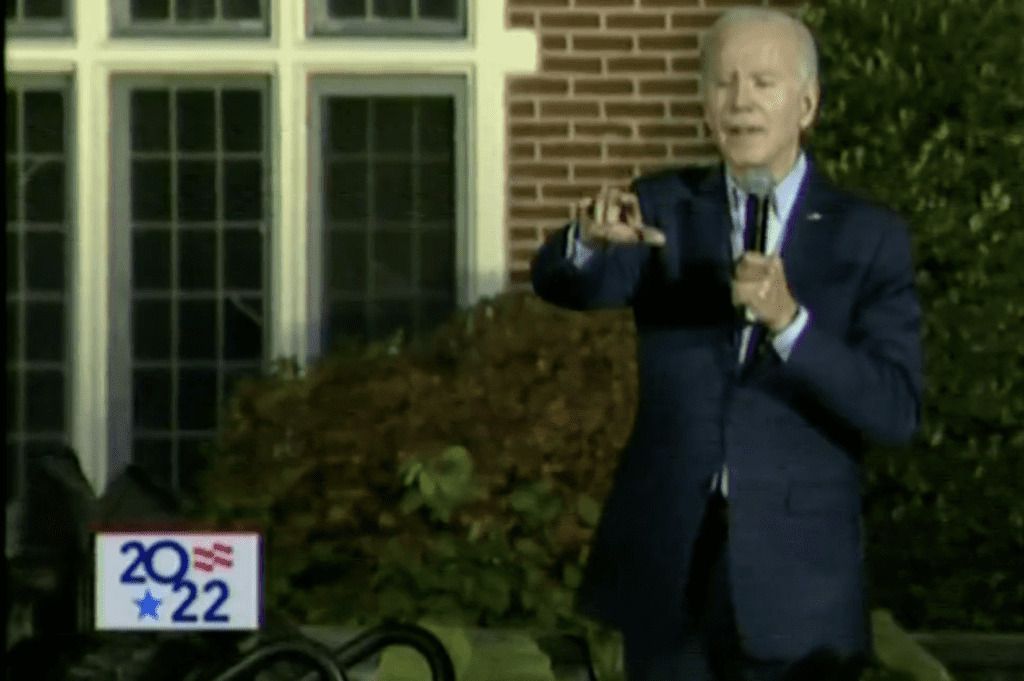 WATCH: Biden Snaps and Seems Very Irritated That Someone Fainted At His "Rally"