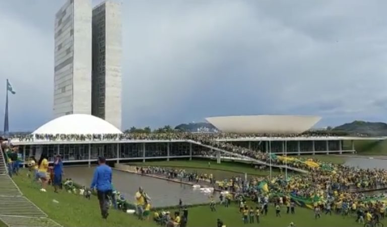 BREAKING: Bolsonaro Supporters Reportedly Storm Brazilian National Congress, Presidential Palace