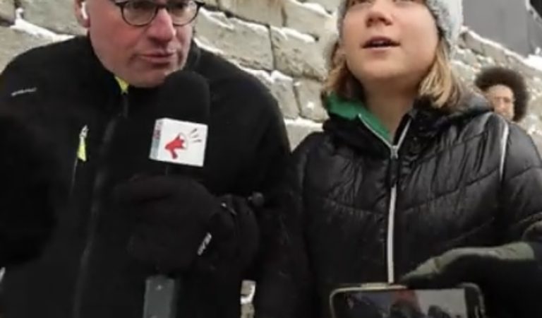 Rebel News Confronts Greta Thunberg in Davos