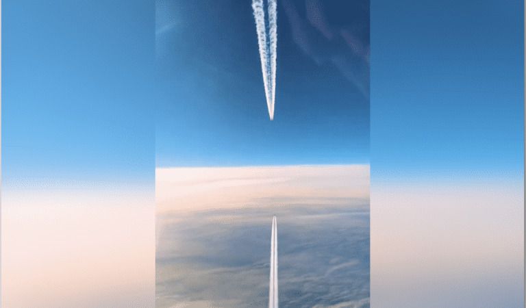 Chemtrails Over A Flat Earth?