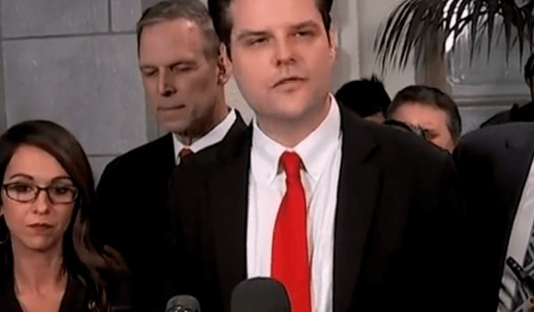 Rep. Matt Gaetz Reveals McCarthy is Already Moved Into House Speaker Office