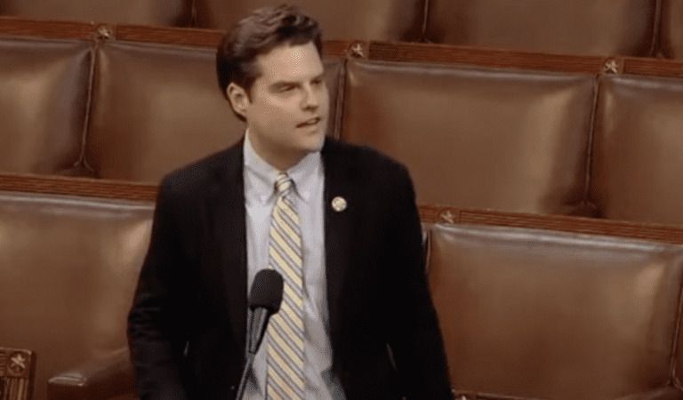 BREAKING: Matt Gaetz Give Trump-Like Speak On House Floor!