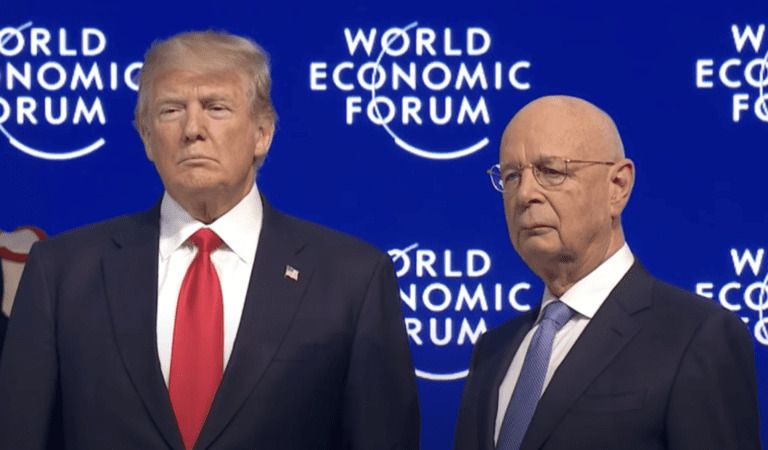 President Trump At Davos