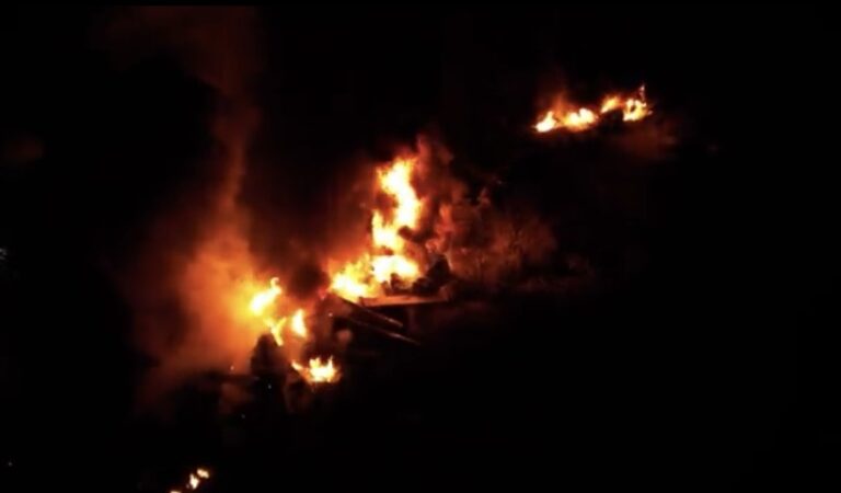 BREAKING: Train Derailment Near Ohio-Pennsylvania Border Causes Massive Fire, Multiple Explosions