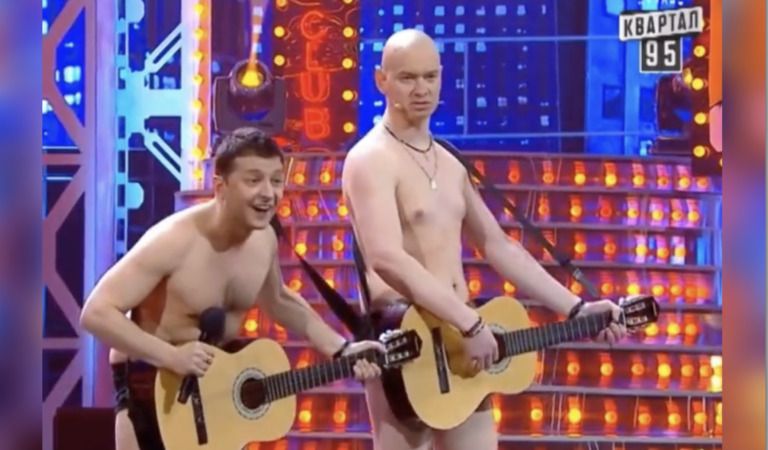 Zelenky: The Naked Guitar-Playing Actor?