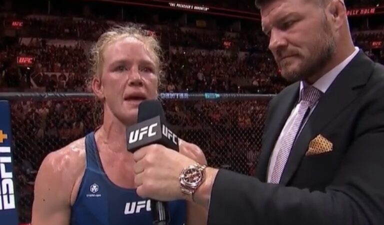 (WATCH) UFC Superstar Holly Holm Uses Her Platform to Call Out Sexualization of Children